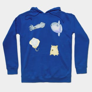 Sea creature medley Hoodie